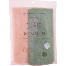 SPA ACCESSORIES by Spa Accessories GAL PAL SMOOTH BACK TREATMENT - PEACH / GREEN 2PK