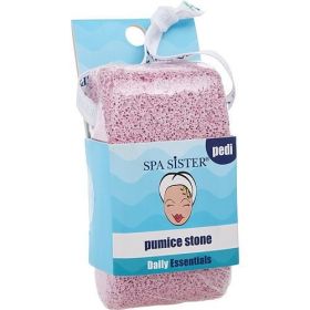 SPA ACCESSORIES by Spa Accessories CURVED PUMICE STONE ON A ROPE - PINK