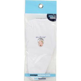 SPA ACCESSORIES by Spa Accessories SPA SISTER OVERNIGHT SOFTENING SOCKS - WHITE