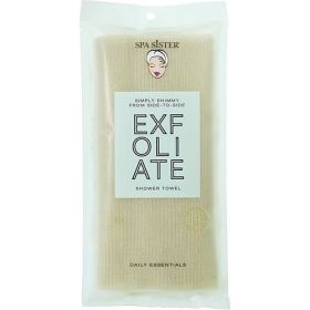 SPA ACCESSORIES by Spa Accessories SPA SISTER EXFOLIATING SPA TOWEL - CELERY