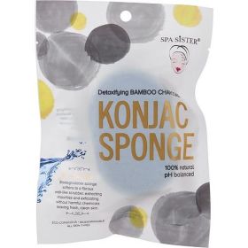 SPA ACCESSORIES by Spa Accessories KONJAC SPONGE DETOXIFYING BAMBOO CHARCOAL