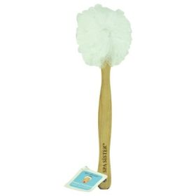 SPA ACCESSORIES by Spa Accessories NET SPONGE STICK (BEECH WOOD) - WHITE