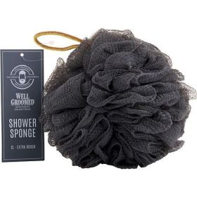 SPA ACCESSORIES by Spa Accessories GENTLEMANS WELL GROOMED SHOWER SPONGE (XL SIZE) - CHARCOAL