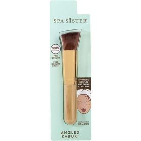 SPA ACCESSORIES by Spa Accessories SPA SISTER ANGLED FLAT KABUKI BRUSH -VEGAN