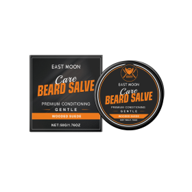 East Moon Men's Wood Beard Care Cream Soft, Set, Nourish, Moisturize, Gentle, Smooth And Glossy Beard