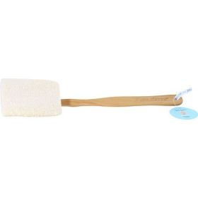 SPA ACCESSORIES by Spa Accessories LOOFAH BACK BRUSH (PRESSED, 17" LONG, DETACHABLE)
