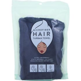SPA ACCESSORIES by Spa Accessories SPA SISTER MICROFIBER HAIR TURBAN - BLACK
