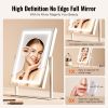VEVOR Vanity Mirror with Lights, Three Color Lighting Modes, Lighted Makeup LED Mirror, and 5X Magnification Mirror, Smart Touch Control