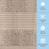 Resort Collection Soft Bath Sheet Towels 2 Pack Taupe 35x70 inch Oversize Large Luxury Hotel Plush & Absorbent Cotton Bath Sheet