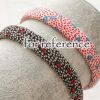 2 Pcs Thickened Floral Headband Winter Vintage Wide Hairband Padded Headband Hair Hoops for Women Girls Hair Accessories