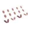 Ice Through Blush Wear Nail Sweet Ice Pomelo Heart Cream White Manicure
