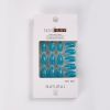 24pcs Each Box Detachable Almond False Nails Press On Nails Wearable Fake Nail Tips with Design Full Cover Nail Manicure