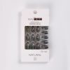 24pcs Each Box Detachable Almond False Nails Press On Nails Wearable Fake Nail Tips with Design Full Cover Nail Manicure