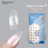 120Pcs False Nails Acrylic Press on Nails Coffin Artificial Nails Clear Fake Nail Tips for Extension Manicure Tool
