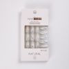 24pcs Each Box Detachable Almond False Nails Press On Nails Wearable Fake Nail Tips with Design Full Cover Nail Manicure