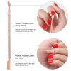 Cuticle Trimmer with Cuticle Pusher and Cutter,Durable Pedicure Manicure Tools
